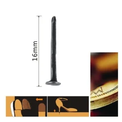 SET CONFEZIONE 60GR CHIODI PER SCARPE 16 MM NERI PER RIPARAZIONI CALZOLAIO 90888