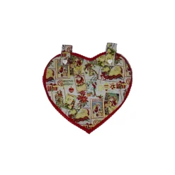 SET CUCINA TEMA NATALIZIO COMPOSTO DA: COPRI FORNO + COPRI FUOCHI + DUE PRESINE