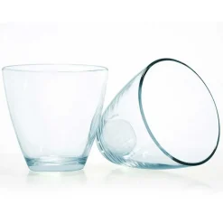SET DA 6 PEZZI BICCHIERI IN VETRO BICCHIERE PER ACQUA VINO BIBITE BLU 26 CL