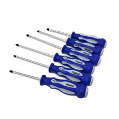 SET DI CACCIAVITI 6PZ CON PUNTA MAGNETICA A TAGLIO E STELLA BORSA GIRAVITI 50269