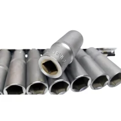 SET DI CHIAVI BUSSOLA LUNGHE DA 1/2 CHROME VANADIUM 10 A 24 MM 12 PEZZI MR70253