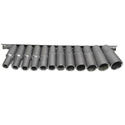 SET DI CHIAVI BUSSOLA LUNGHE DA 1/2 CHROME VANADIUM 10 A 24 MM 12 PEZZI MR70253