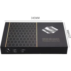 SET DI POSATE 24PZ IN ACCIAIO LUCIDATURA A SPECCHIO MULTIUSO CASA CUCINA SERVIZIO PER 6