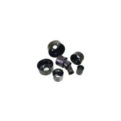 SET FRESE LEGNO A TAZZA KIT SEGHE FORA LEGNO PLASTICA 11 PZ ATTACCO PER TRAPANO