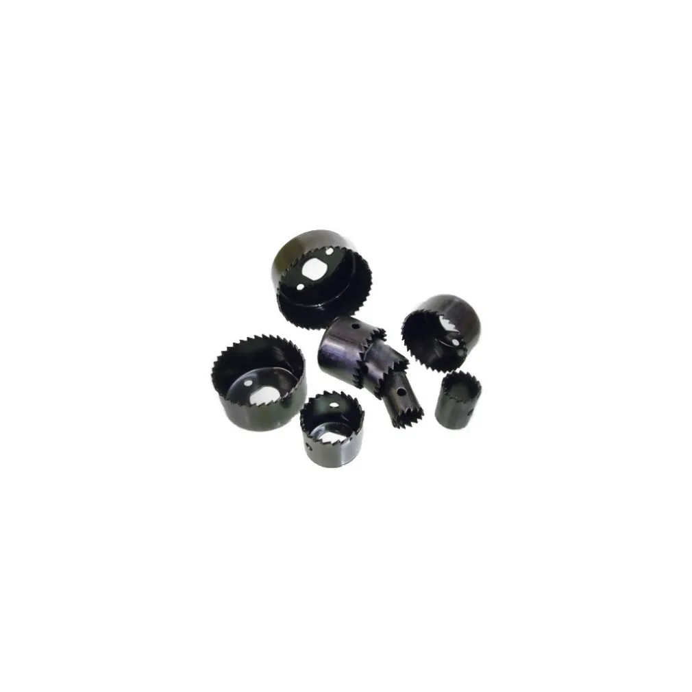 SET FRESE LEGNO A TAZZA KIT SEGHE FORA LEGNO PLASTICA 11 PZ ATTACCO PER TRAPANO