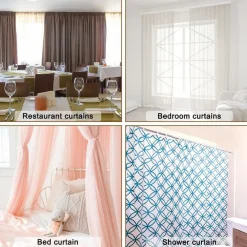 SET GANCI PER TENDE A PIEGHE REGOLABILE IN PLASTICA BIANCHE LUNGO 75 MM CASA BAGNO 87354