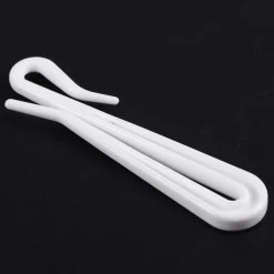 SET GANCI PER TENDE A PIEGHE REGOLABILE IN PLASTICA BIANCHE LUNGO 75 MM CASA BAGNO 87354
