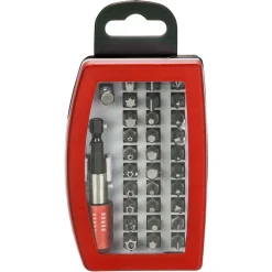 SET INSERTI BIT A 6 PUNTE TORX PER TRAPANO AVVITATORE CON CASSETTA IN PLASTICA