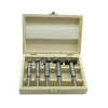 SET KIT 5 FRESE FRESA PUNTE PER PANTOGRAFO VERTICALE LEGNO 8mm 15/20//25/30/35