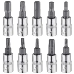 SET KIT 46 PEZZI CHIAVI A BUSSOLA CON CRICCHETTO 1/4