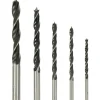 SET KIT 5 PEZZI PUNTE PUNTA PER TRAPANO FORATURA FORI SU FERRO 4-5-6-7-8 MM