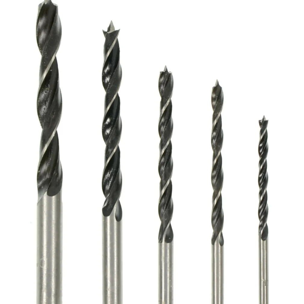 SET KIT 5 PEZZI PUNTE PUNTA PER TRAPANO FORATURA FORI SU FERRO 4-5-6-7-8 MM