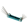 SET KIT CHIAVINI TORX 8IN1FORATI TASCABILI PIEGHEVOLE T 10 15 20 25 27 30 40 45