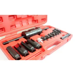 SET KIT PER ESTRAZIONE INIETTORE INIETTORI UNIVERSALE CON MARTELLO SCORREVOLE