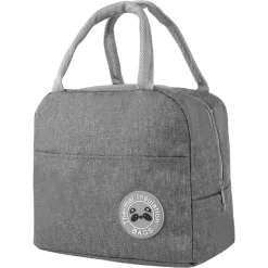 SET LUNCH BOX CON BORSA TERMICA CONTENITORI POSATE 6PZ PER PRANZO UFFICIO SCUOLA CAMPEGGI