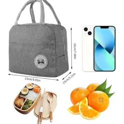 SET LUNCH BOX CON BORSA TERMICA CONTENITORI POSATE 6PZ PER PRANZO UFFICIO SCUOLA CAMPEGGI