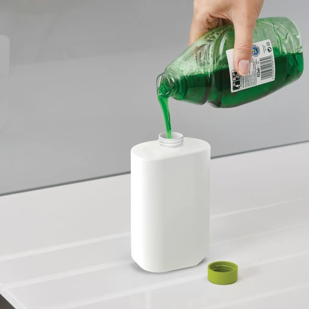 SET ORGANIZER PER LAVELLO DISPENSER DI SAPONE LIQUIDO + BOTTIGLIA + CONTENITORE