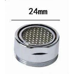 SET 4PEZZI AERATORE 24MM PER RUBINETTO M24 IN ABS FILTRO ACQUA GUARNIZIONI 59035