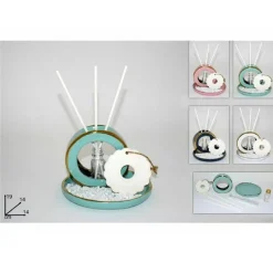 SET PROFUMATORE D’AMBIENTE CERCHIO CON BASTONCINI IDEA REGALO 4 COLORI CM001434
