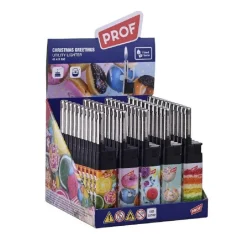 SET 50PZ ACCENDINO A FIAMMA CANNA CORTA PROF COBIA FF CAKES CANDLE LIGHT 41411658