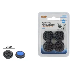 SET 4PZ AERATORE PER RUBINETTO M24 24MM FILTRO ACQUA ROMPIGETTO PER CUCINA BAGNO