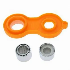 SET 6PZ AERATORE PER RUBINETTI F22 ABS FILTRO A RETE ROMPIGETTO CON CHIAVE 87987