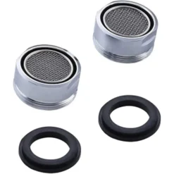 SET 2PZ AERATORE RUBINETTI FILTRO ROMPIGETTO LAVANDINO BAGNO CUCINA M24 IN OTTONE 87994