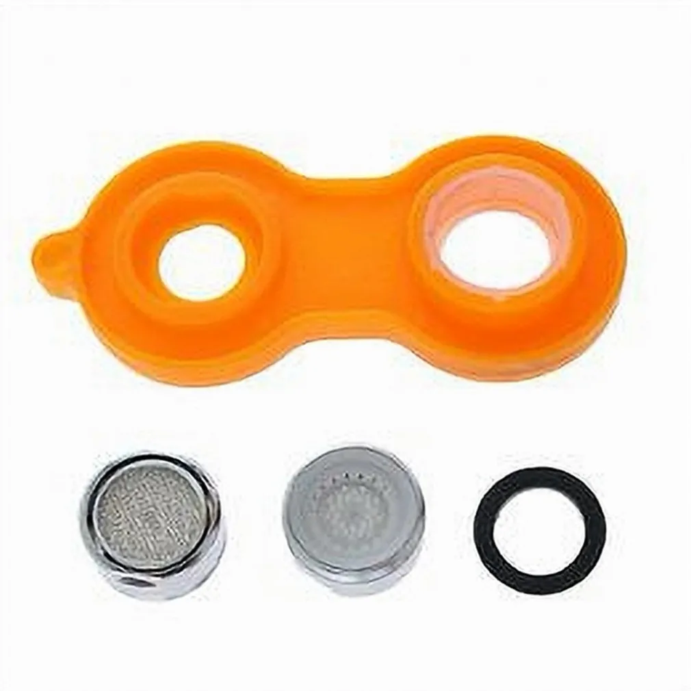 SET 6PZ AERATORE RUBINETTO M24 IN ABS FILTRO BAGNO CUCINA CHIAVE ROMPIGETTO 87988