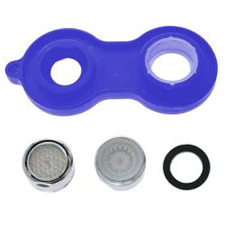 SET 6PZ AERATORE RUBINETTO M24 IN ABS FILTRO BAGNO CUCINA CHIAVE ROMPIGETTO 87988