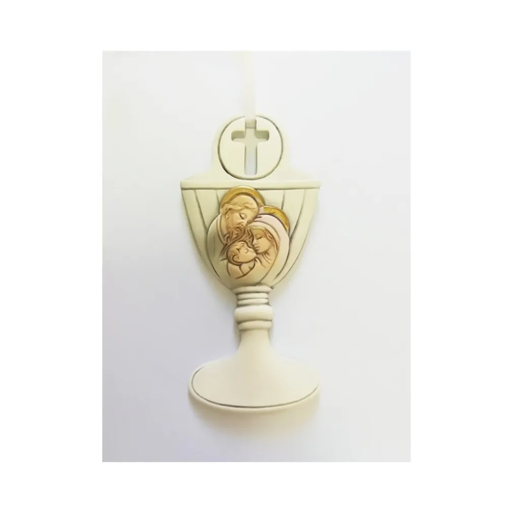 SET 12PZ. BOMBONIERE NATIVITA' CALICE CRESIMA GIUSEPPE MADONNA BAMBINO APPENDINO