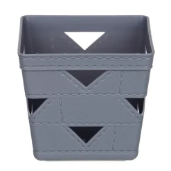 SET 3PZ CESTO CESTINO PORTA TUTTO OGGETTI ORGANIZZATORE QUADRATO 10X10X9CM 10712