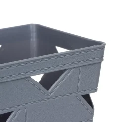 SET 3PZ CESTO CESTINO PORTA TUTTO OGGETTI ORGANIZZATORE QUADRATO 10X10X9CM 10712