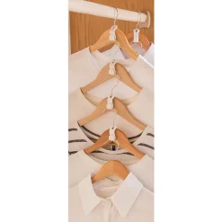 SET 6PZ CONNETTORE APPENDIABITI COLLEGAMENTO GANCI GRUCCE APPENDINI SALVASPAZIO 87355