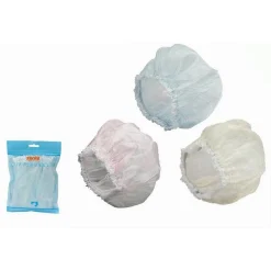 SET 2PZ CUFFIE CUFFIA PER DOCCIA BAGNO ELASTICO PROTEGGE CAPELLI COLORATI 59707