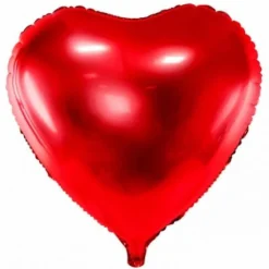 SET 4PZ CUORE ROSSO ELIO 46CM 18" PALLONE PALLONCINO SAN VALENTINO ADDOBBO FESTA