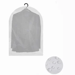 SET 3PZ CUSTODIA SACCA COPRIABITI COPRI ABITO VESTITO GIACCA 60X100 CM EVA 87410