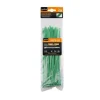 SET 30PZ FASCETTE CAVI CAVO VERDE STRINGENTI IN PLASTICA NYLON 3.6 X 250MM 92396