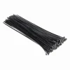 SET 100PZ FASCETTE SERRACAVO AUTOBLOCCANTI IN NYLON NERO 4.8MM X 350 MM 48-350-N