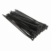SET 100PZ FASCETTE SERRACAVO AUTOBLOCCANTI IN NYLON NERO 4.8MM X 250MM 48-250-N