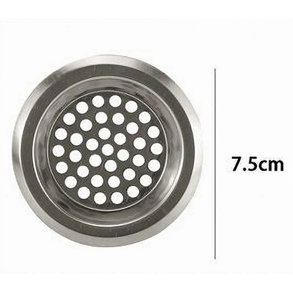 SET 2PZ FILTRO PER PROTEZIONE SCARICO LAVELLO DA CUCINA BAGNO DOCCIA 7.5CM 10398