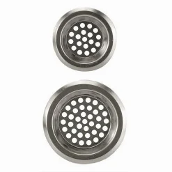 SET 2PZ FILTRO PROTEZIONE SCARICO LAVELLO CUCINA BAGNO DOCCIA DA 6CM 7.5CM 10399