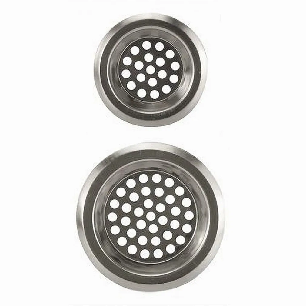 SET 2PZ FILTRO PROTEZIONE SCARICO LAVELLO CUCINA BAGNO DOCCIA DA 6CM 7.5CM 10399