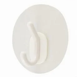 SET 2PZ GANCI ADESIVI APPENDINO DOPPIO PARETE BAGNO CUCINA CASA ATTACCAPANNI 87364