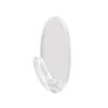 SET 3PZ GANCI APPENDINI ADESIVI TRASPARENTI PARETE CASA ATTACCAPANNI OVALI 87014