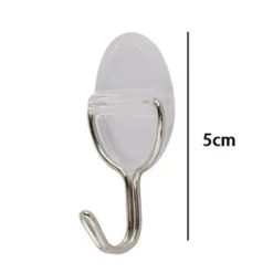 SET 3PZ GANCI APPENDINI ADESIVI PARETE CASA CUCINA BAGNO ATTACCAPANNI OVALE 87010