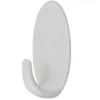 SET 2PZ GANCI APPENDINI ADESIVI PARETE CASA CUCINA BAGNO ATTACCAPANNI OVALI 59676