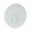 SET 2PZ GANCI APPENDINI AUTOADESIVI A PARETE CASA CUCINA BAGNO TRASPARENTE 87757
