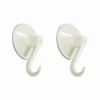 SET 2PZ GANCI APPENDINI PARETE A VENTOSA CUCINA BAGNO ATTACCAPANNI BIANCHI 59673