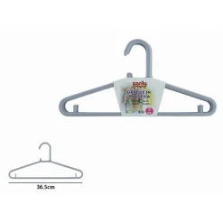 SET 5PZ GRUCCE STAMPELLE APPENDIABITO IN PLASTICA GRIGIA PANTALONI GIACCHE 87689