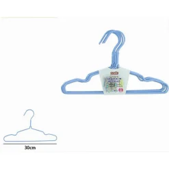 SET 5PZ GRUCCE STAMPELLE APPENDIABITO IN METALLO CELESTE VESTITI PANTALONI 87694